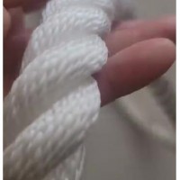 出售纯丙纶白色绳子，1.4米一条，处理7吨